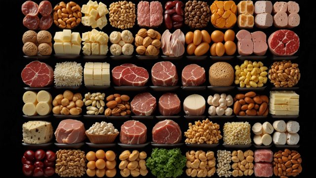 En yüksek protein içeren 100 gıda