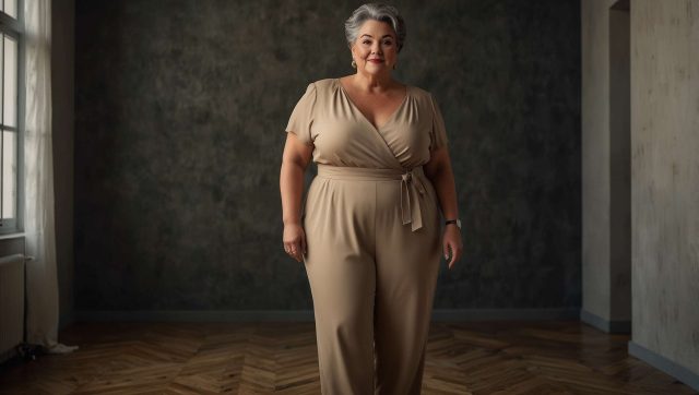50 Yaş Üstü Moda : büyük Beden Kombinasyon Pantolon Nasıl Şık Giyilir