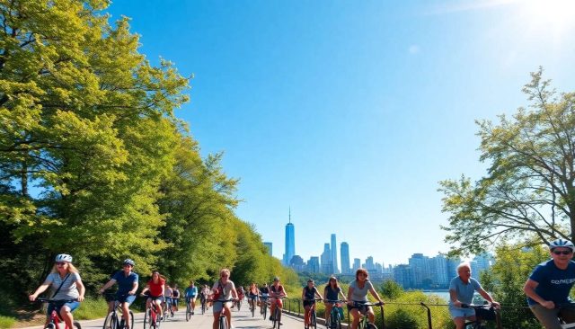 New York'taki Hudson Nehri Parkı Bisiklet Yolu'nun Tüm Detaylarını Keşfedin