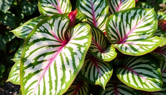 Caladium: muhteşem yapraklarını korumak için ipuçları